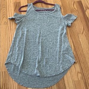 comfy off the shoulder tee